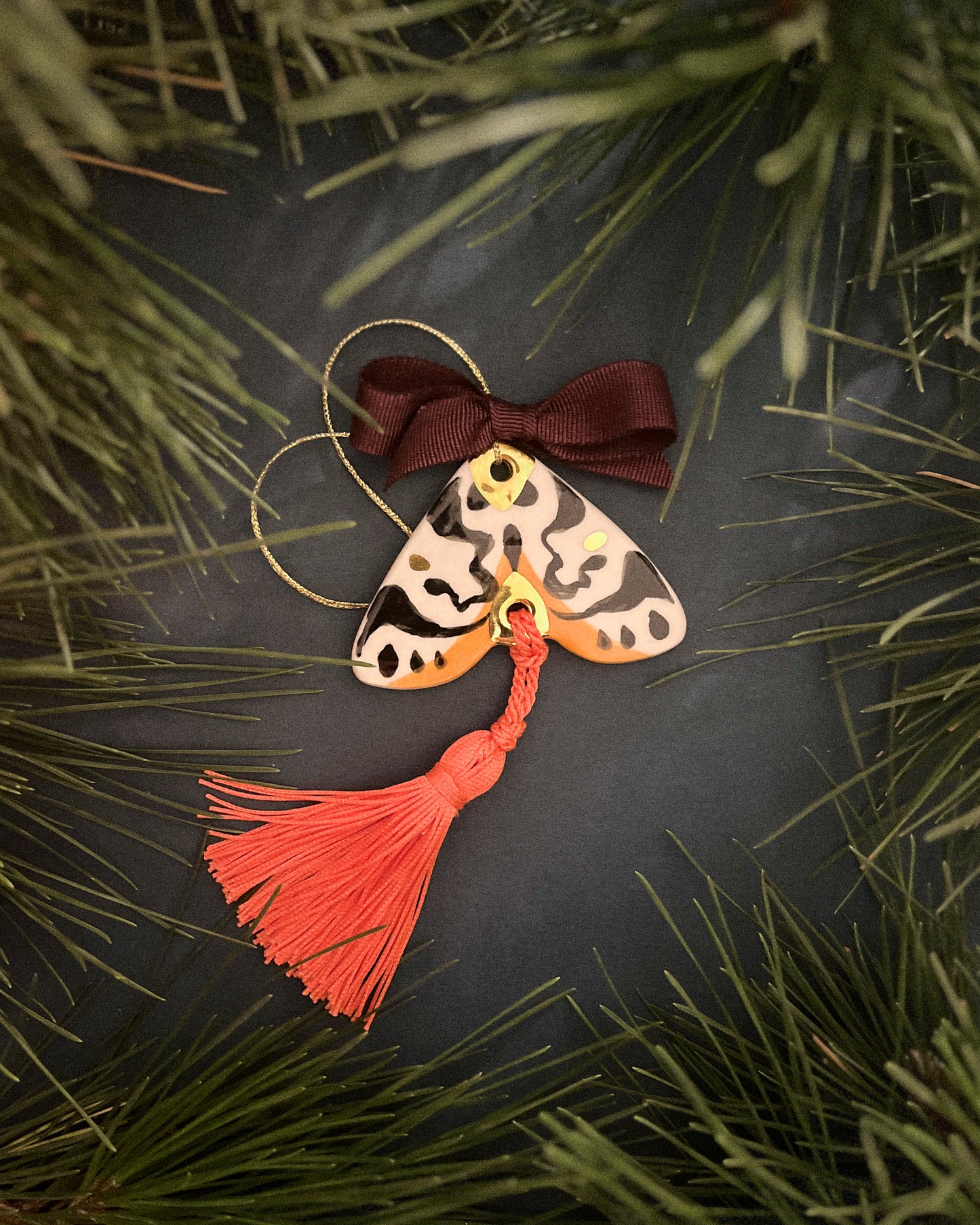 Tiger Moth Ornament