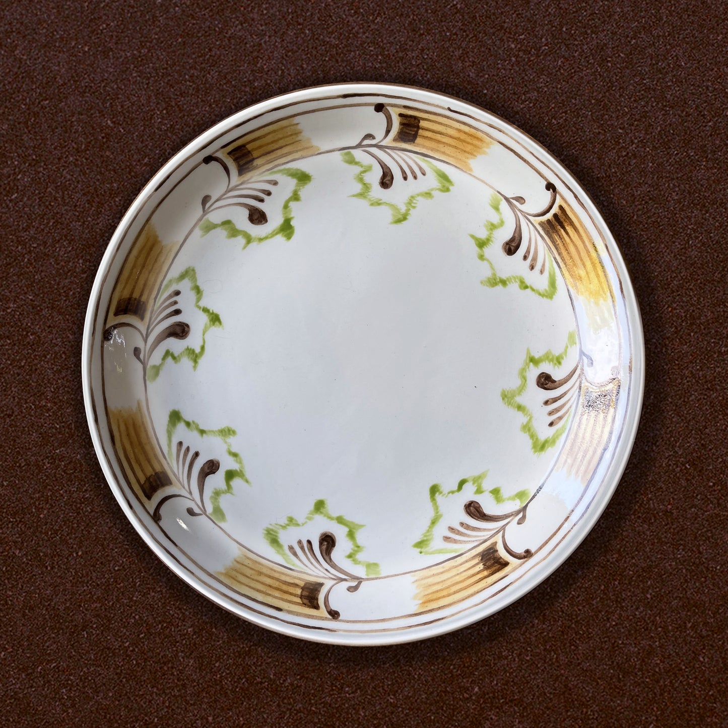 Yellow Fynbos cake plate